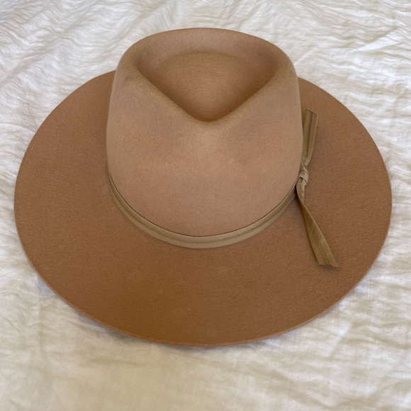 Lack Of Color Accessories - Lack of Color Zulu Wool Felt Fedora Hat Tan Medium 57cm
